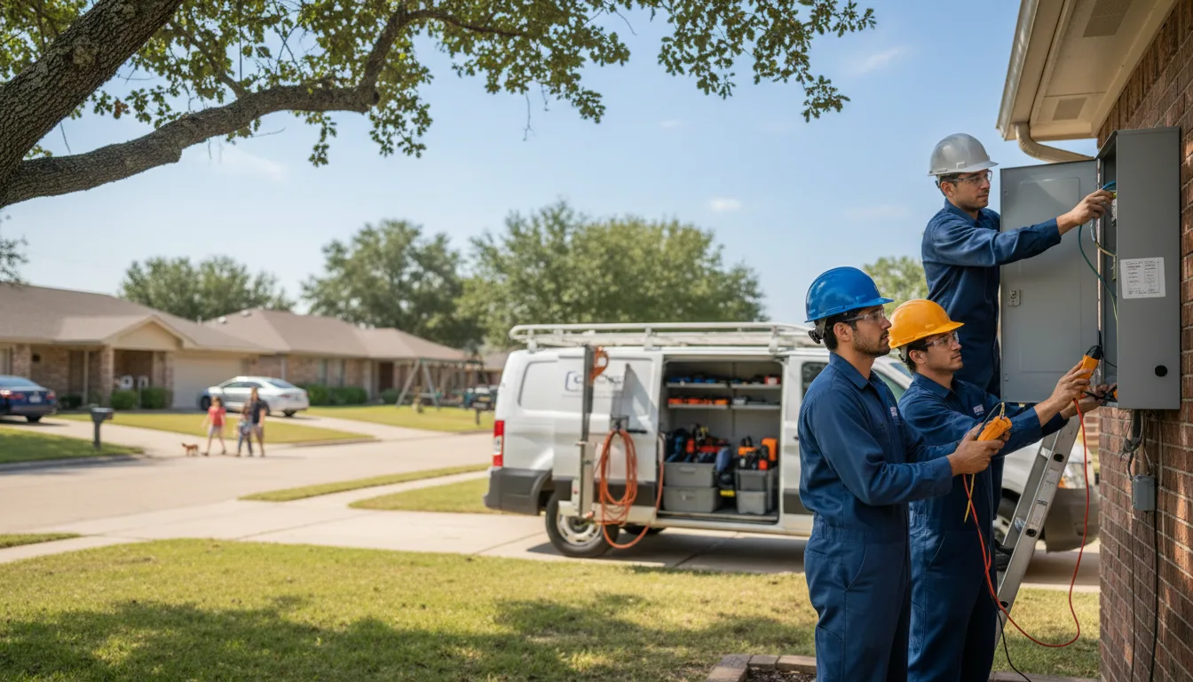 Certified electrician providing emergency electrical services in Louvale, GA